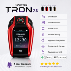 Tron 2.0 Smart Key | Car Key with Touchscreen