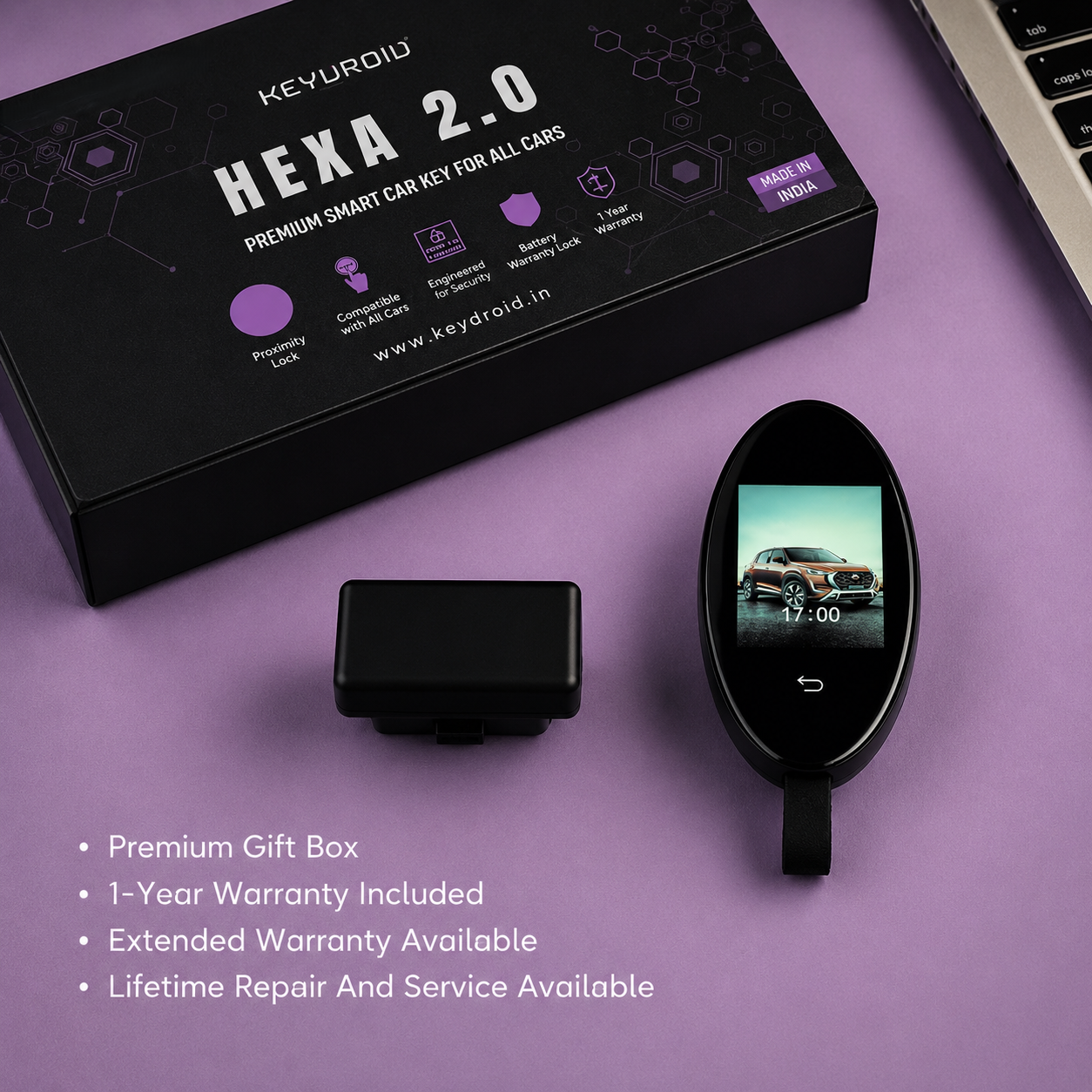 Hexa 2.0 | Keydroid Remote Smart Key