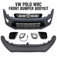 VW Polo & Vento WRC Front Bumper Body Kit with LED Fog Light