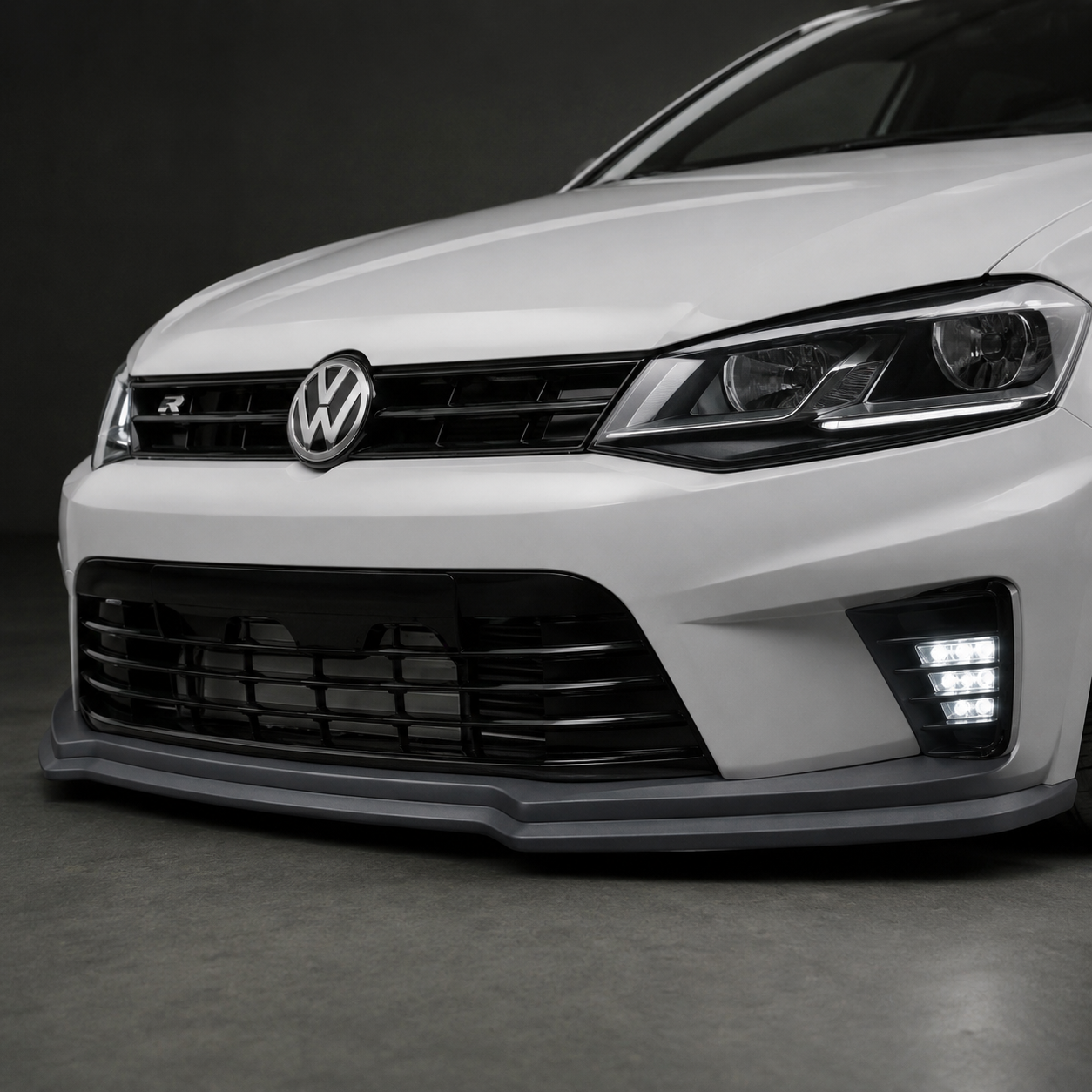 VW Polo & Vento WRC Front Bumper Body Kit with LED Fog Light